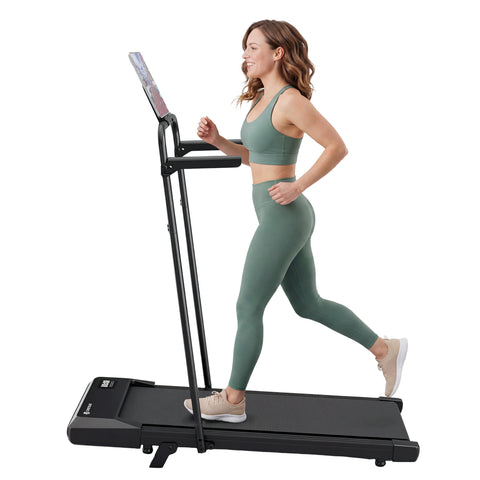 DeerRun Q2 Urban 7% Incline Walking Pad with Handrail