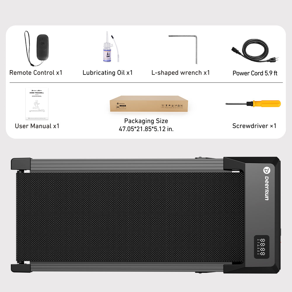 Q2 Urban Plus 7% Incline Longer belt Walking Pad Treadmill with Remote Control
