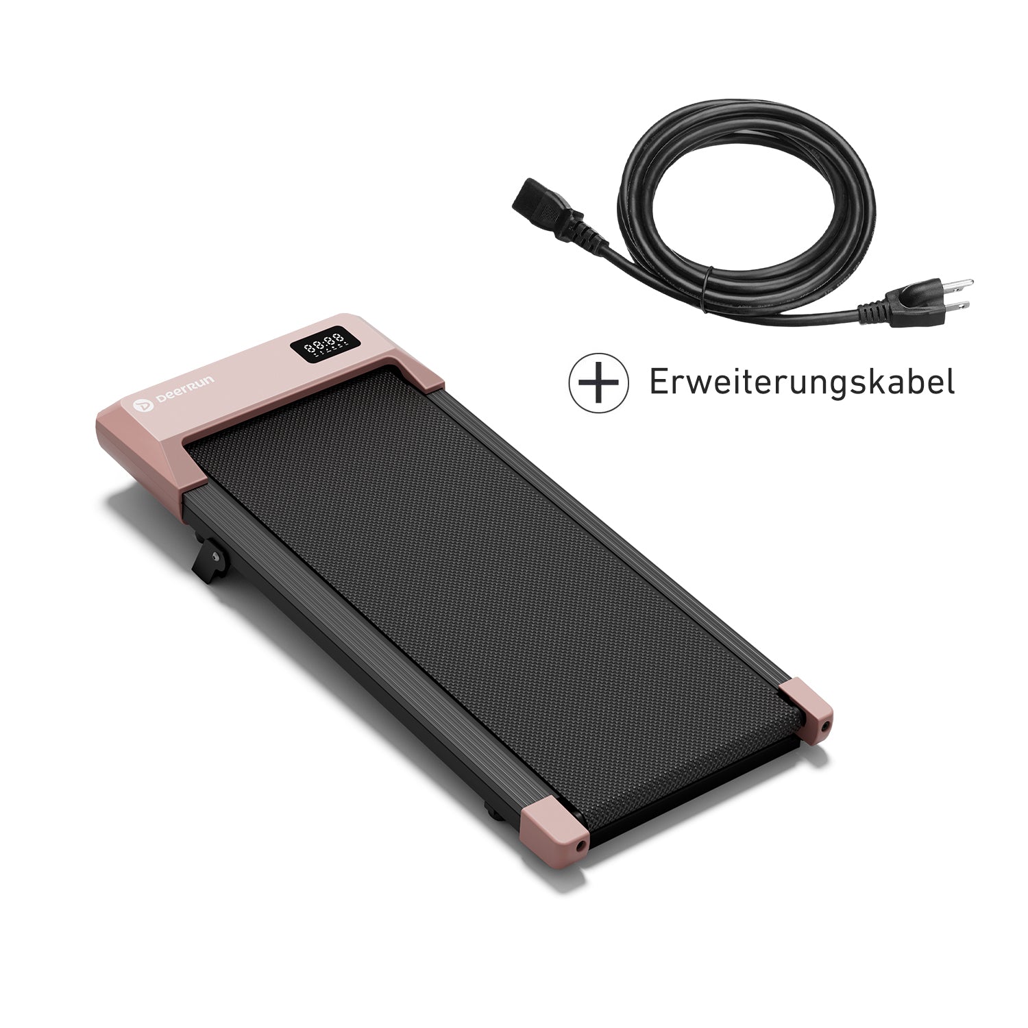 DeerRun Q2 Urban 7% Incline Smart Walking Pad Treadmill with Remote Control Rose Gold