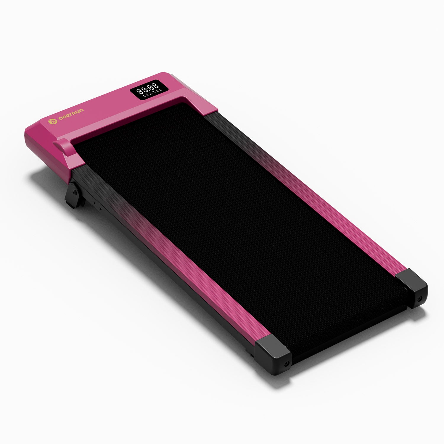 Valentine's Gift 7% Incline Under-Desk Walking Pad Treadmill - Black Pink