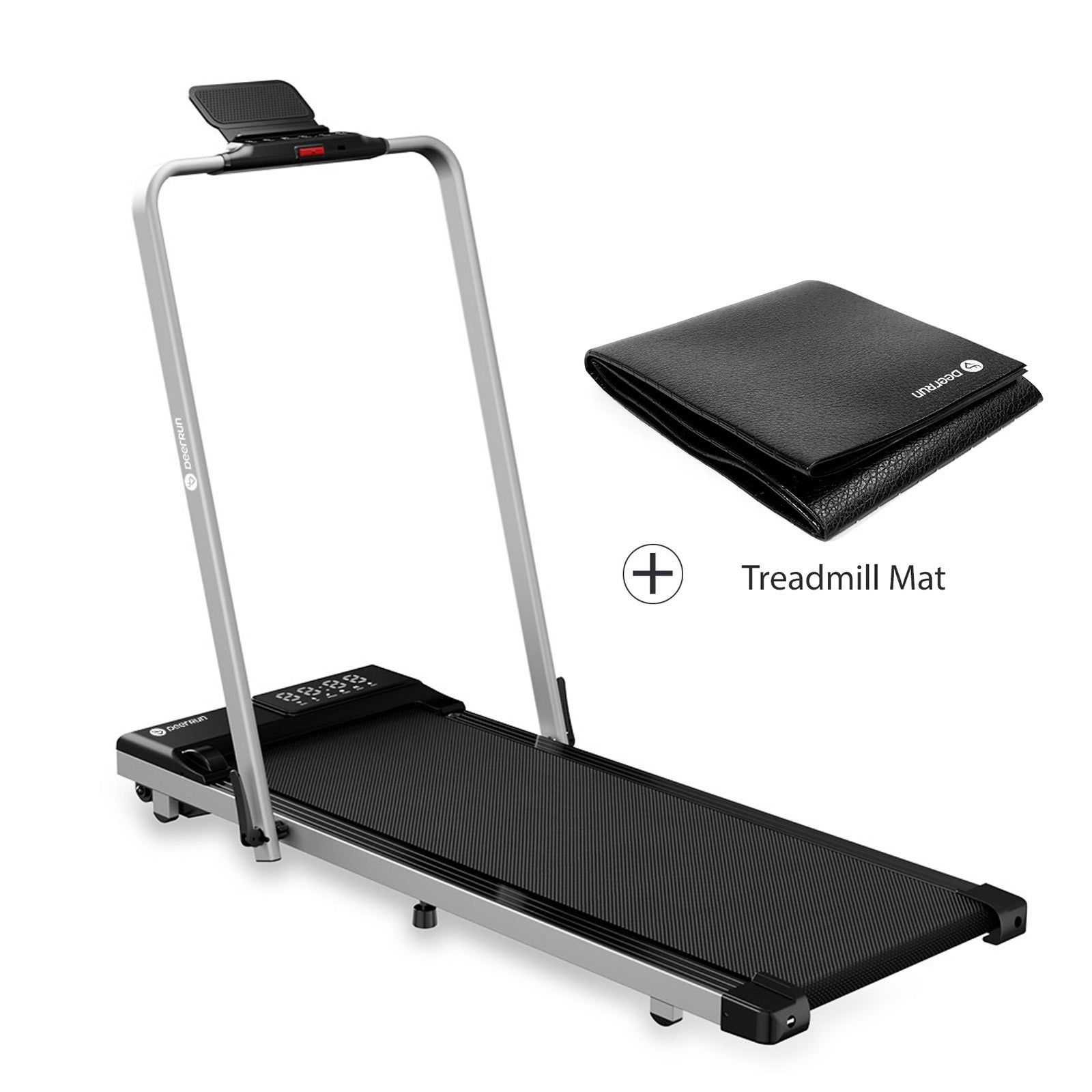 DeerRun-A5 Pro Smart 2 in 1 Folding Treadmill with handrail & Treadmill Mat