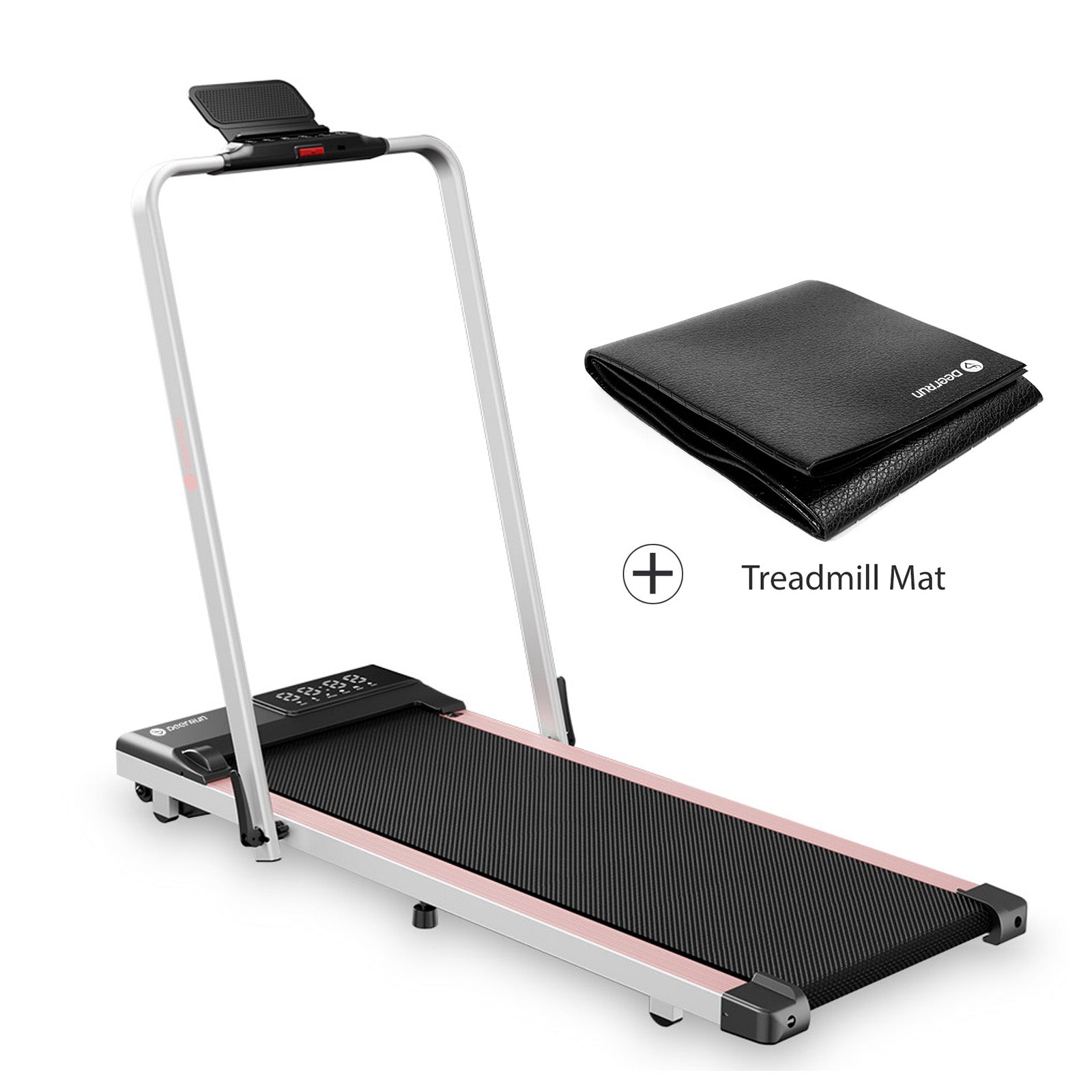 DeerRun-A5 Pro Smart 2 in 1 Folding Treadmill with handrail & Treadmill Mat