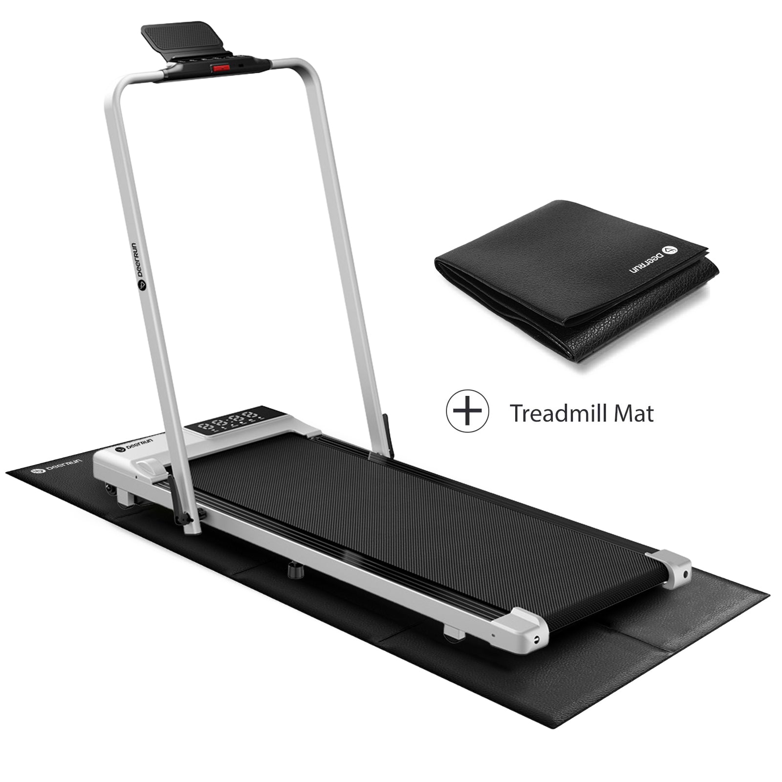 DeerRun-A5 Pro Smart 2-in-1 Folding Treadmill with handrail