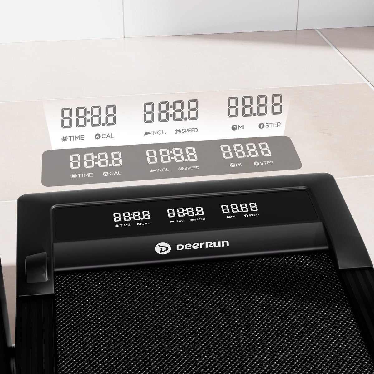 DeerRun Z10 Pro Muse Type 2 in 1 Foldable Treadmill with Remote Control, 12% Auto Incline