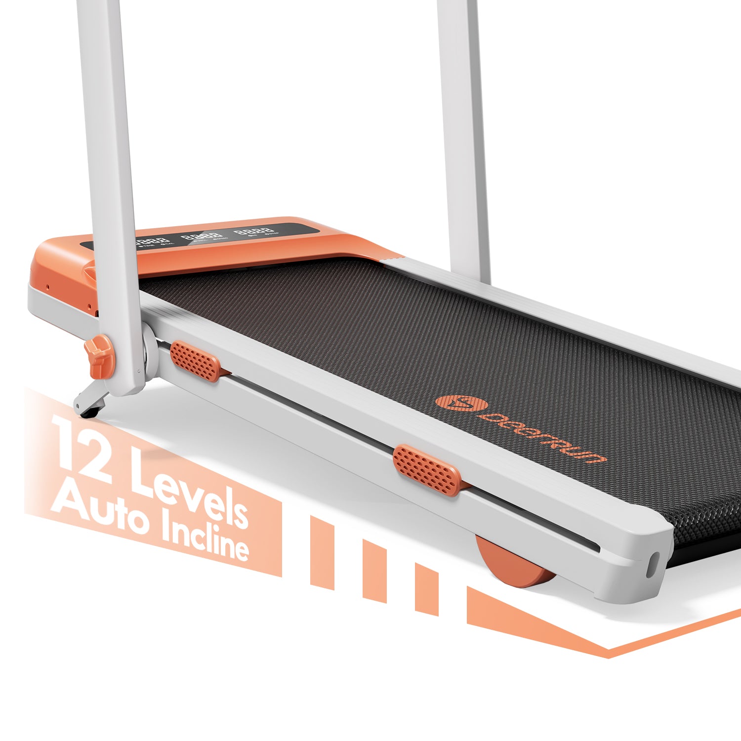 DeerRun Z10 Pro 12% Auto Incline Smart 2 in 1 Foldable Treadmill with Remote Control