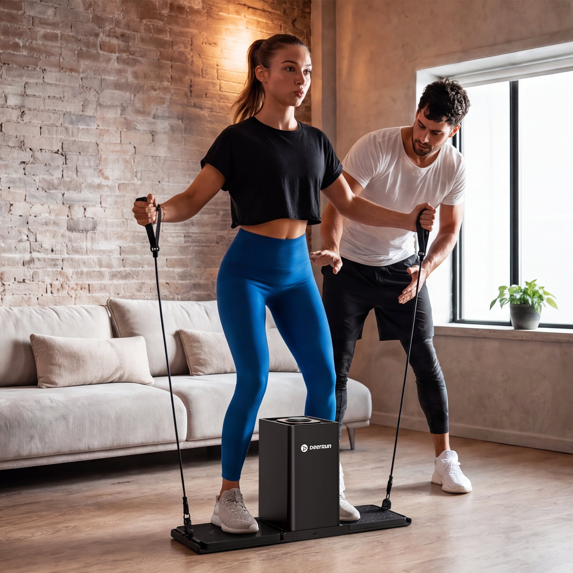 DeerRun Forgenix Fold 1 Foldable Strength Station with Built-In Display