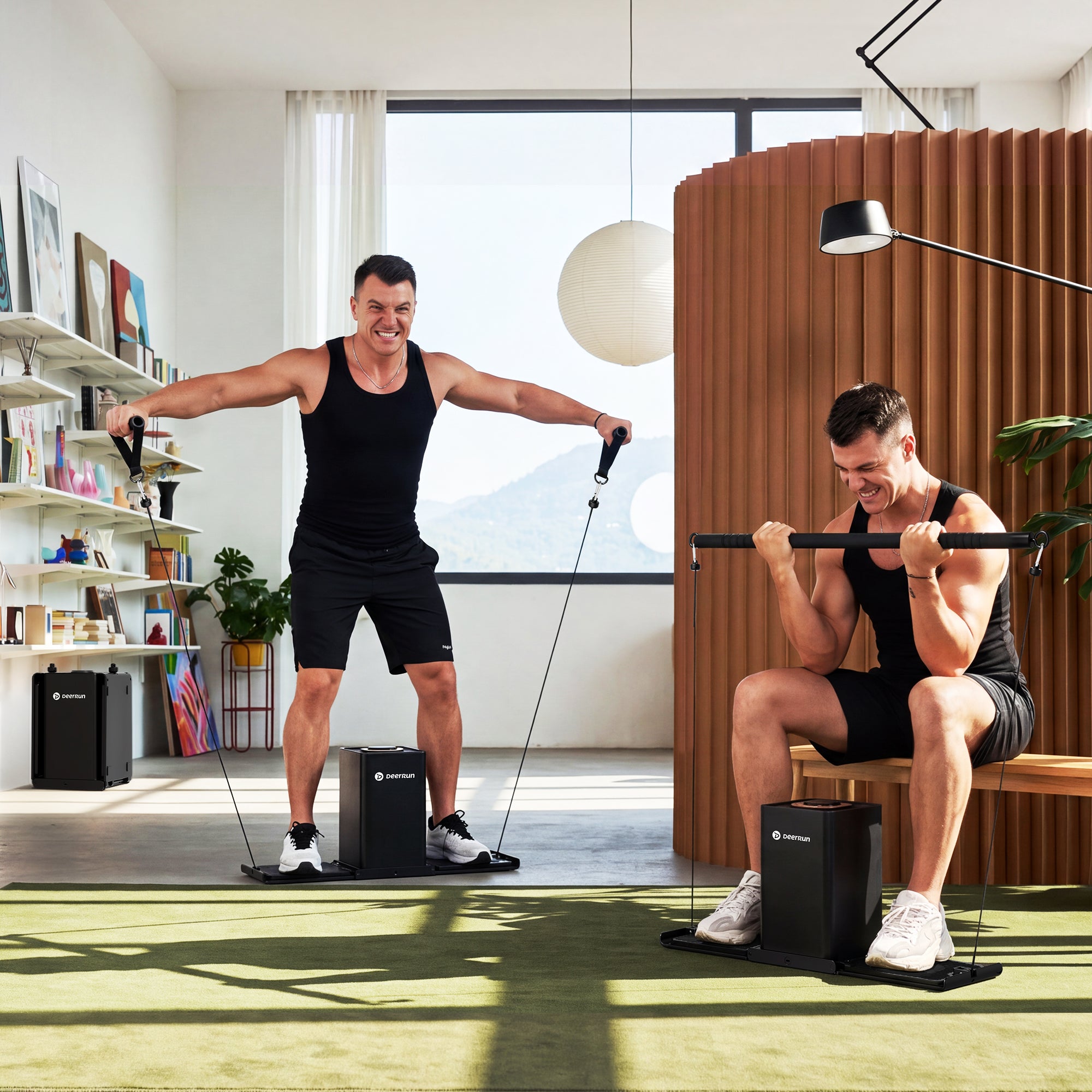 DeerRun Forgenix Fold 1 Foldable Strength Station with Built-In Display
