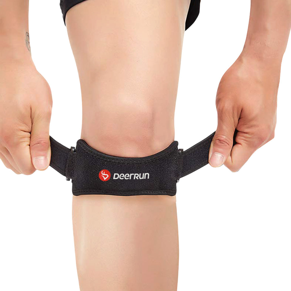 DeerRun® Single-Strap Patella Band - Adjustable Knee Support for Pain Relief and Injury Prevention