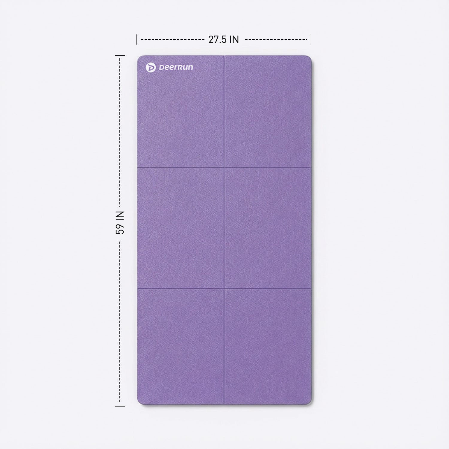 Purple Vibe DeerRun® Sprint Mat: A1 Pro/A6 Plus-Specific, Foldable, Floor-Protecting