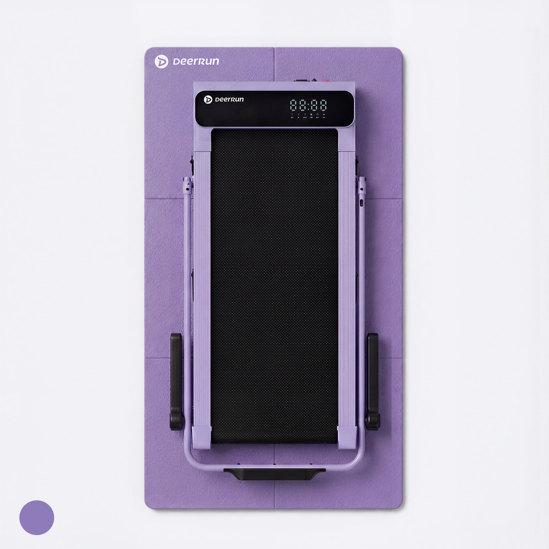 Purple Vibe DeerRun® Sprint Mat: A1 Pro/A6 Plus-Specific, Foldable, Floor-Protecting