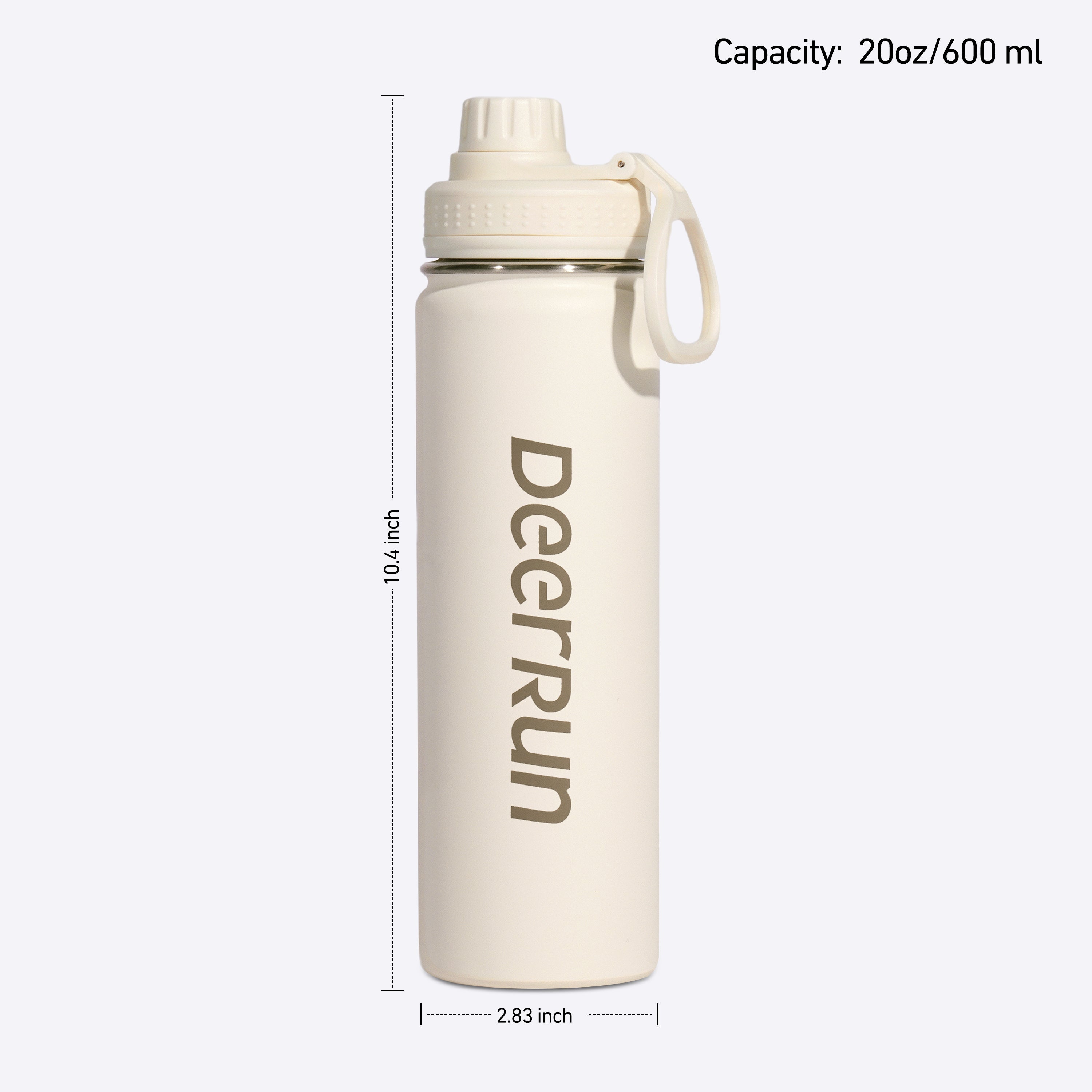 DeerRun® Sports Water Bottle - 20oz (600ml)