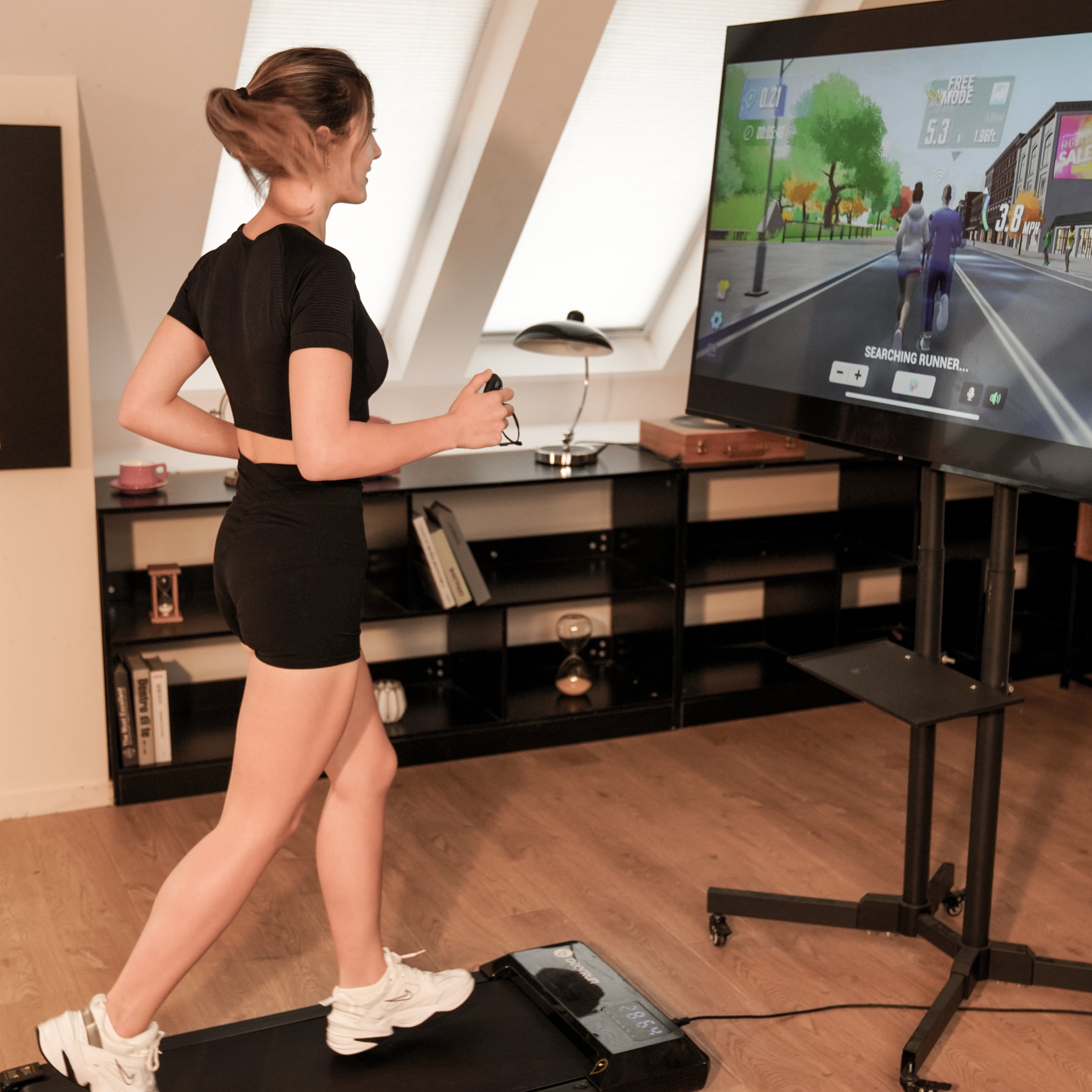 DeerRun Q1 Urban Under-Desk Treadmill with Remote Control