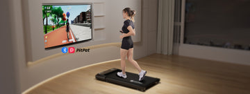 DeerRun Q1 Urban Mini Under-Desk Treadmill with Remote Control