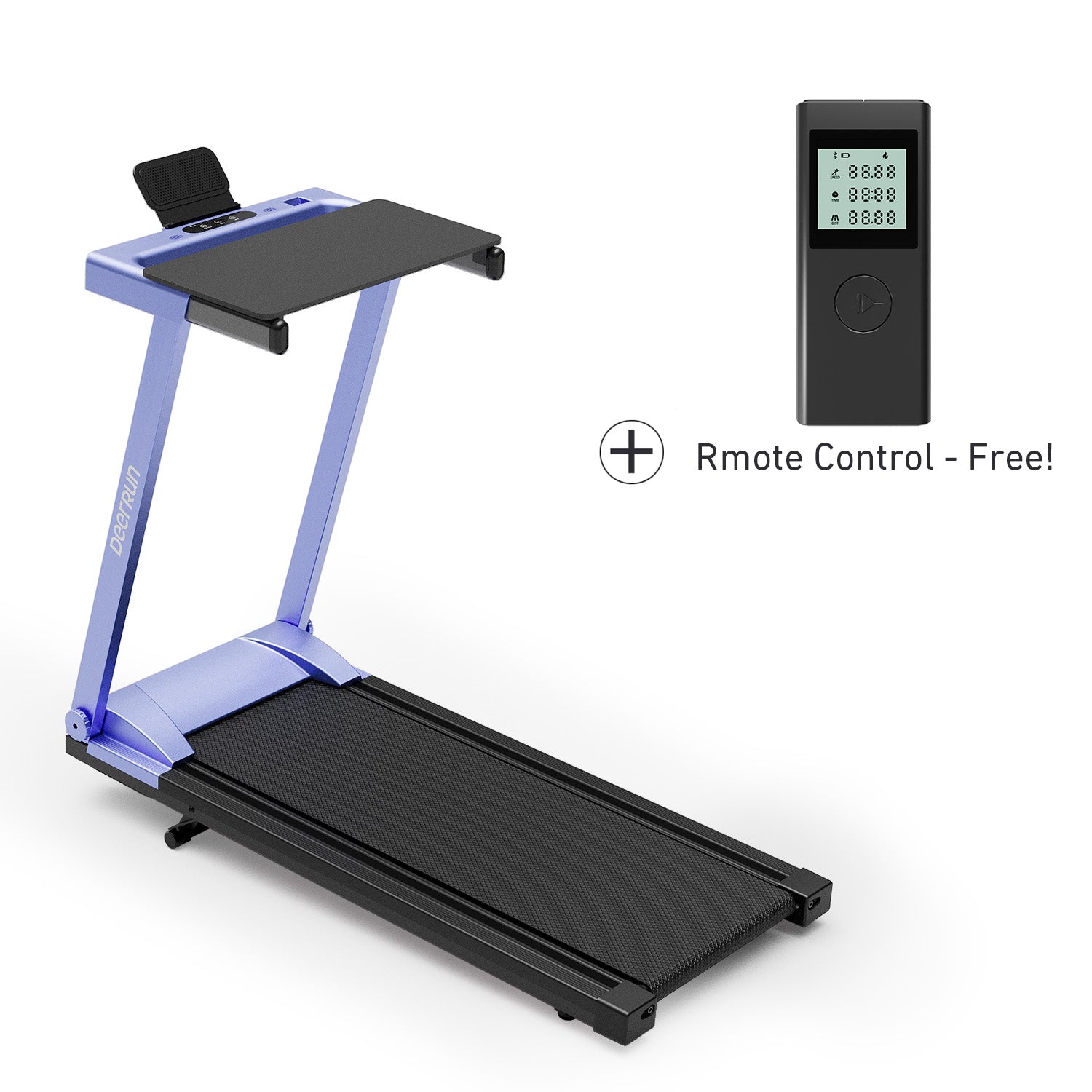 DeerRun A1 Folding Smart Treadmill with  6% Incline - Support Bluetooth & Remote Wireless Control