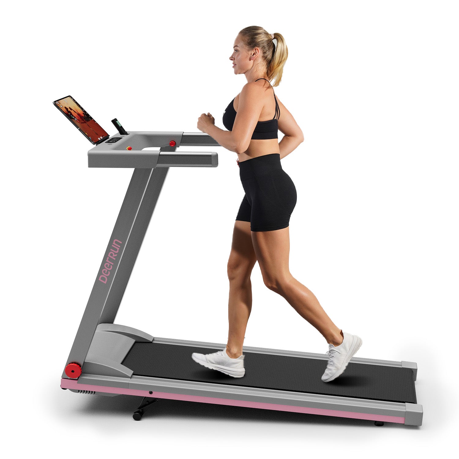 DeerRun A1 Pro Move+  6% Incline Foldable Treadmill——Upgraded Chip & NFC Support | 350Lbs, 10mph