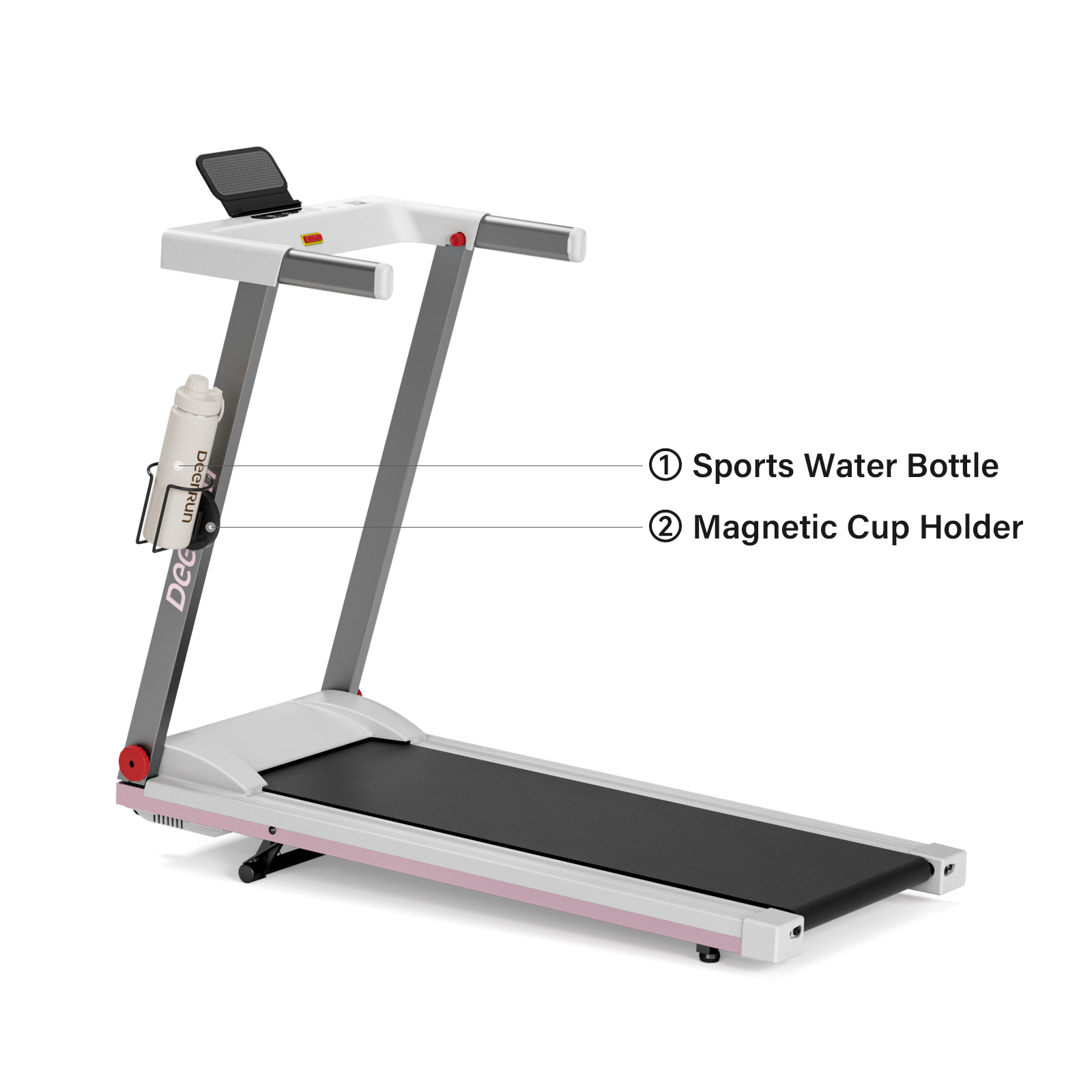 DeerRun A1 Folding Smart Treadmill with  6% Incline - Support Bluetooth & Remote Wireless Control