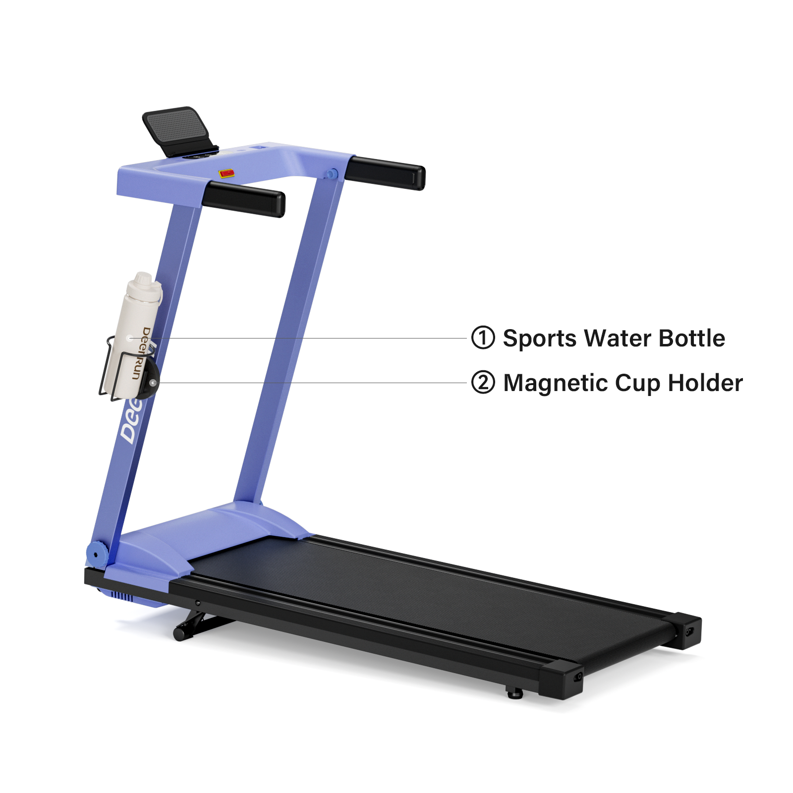 DeerRun A1 Folding Smart Treadmill with  6% Incline - Support Bluetooth & Remote Wireless Control