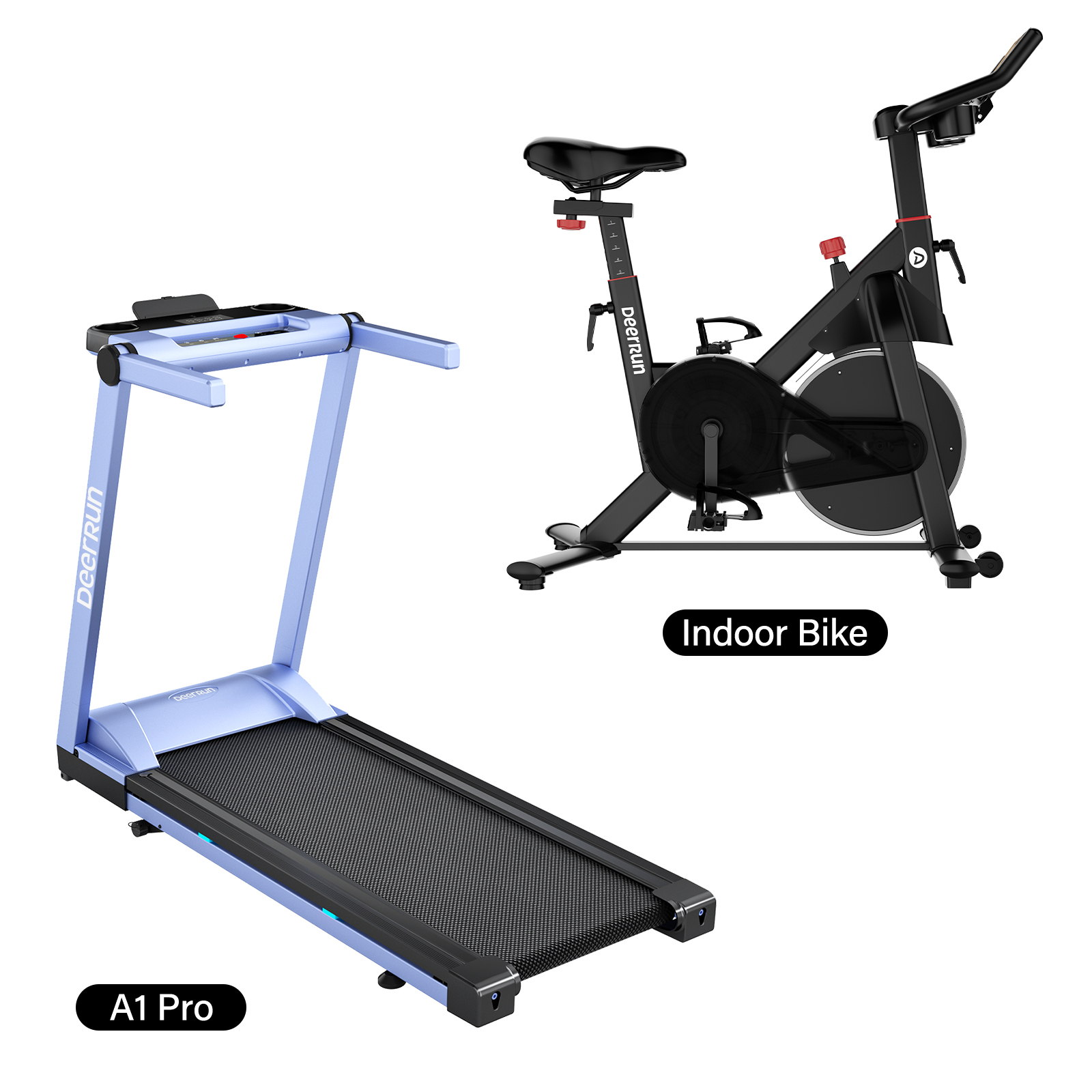 Treadmill + Bike + Rowing Machine Home Gym Bundle