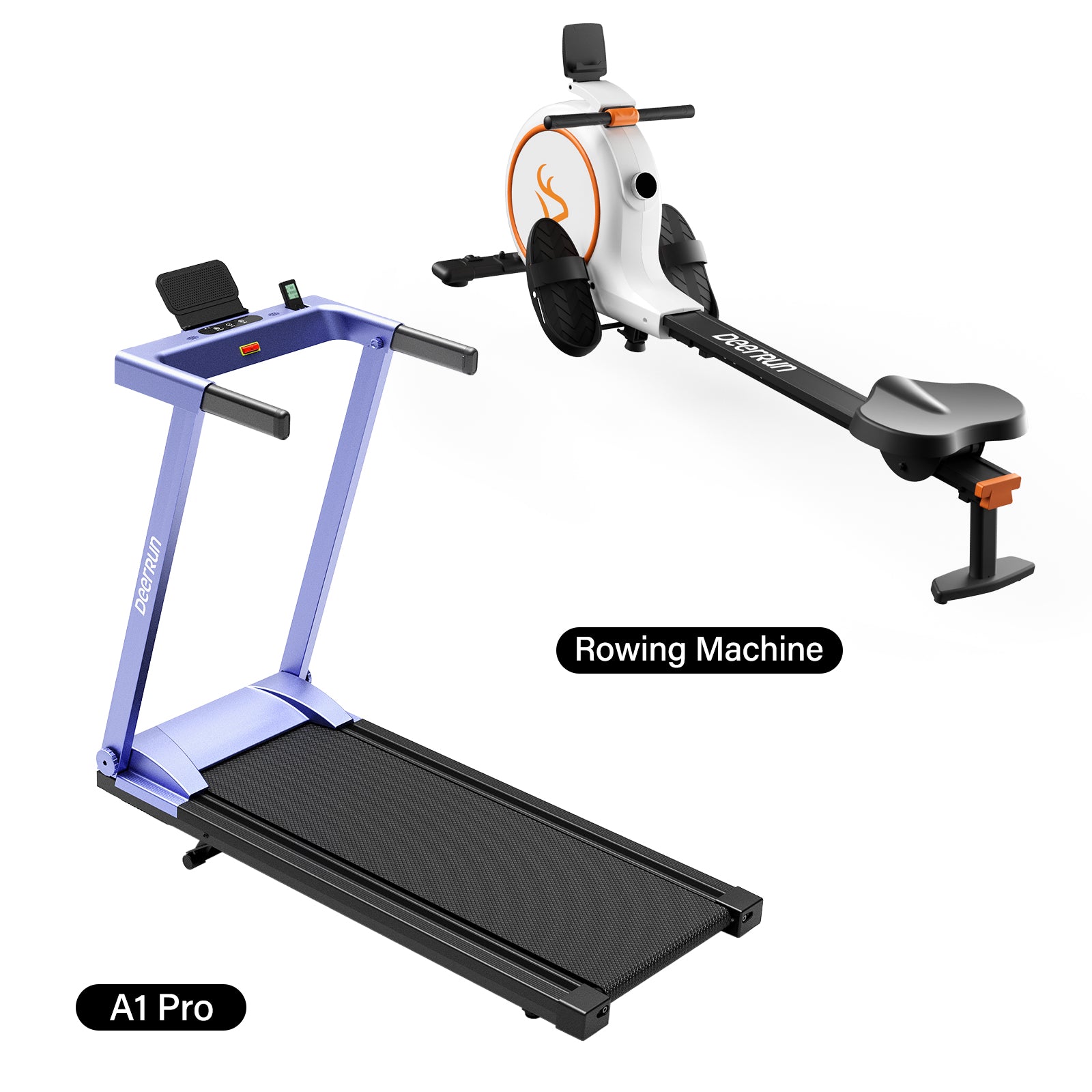 Treadmill + Bike + Rowing Machine Home Gym Bundle