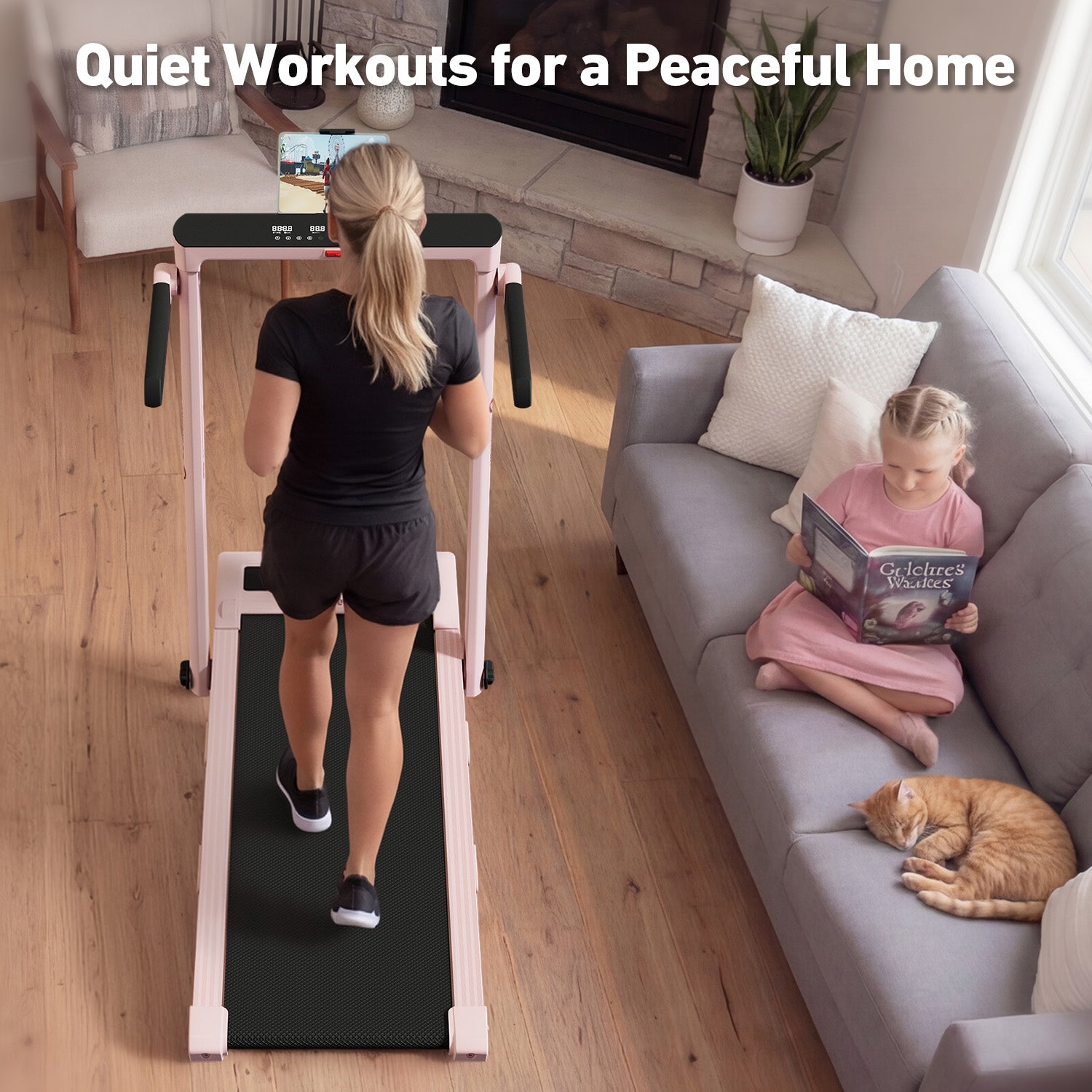 DeerRun Perfect Mother's Day Gift 12% Auto Incline Limited Edition Treadmill | Home Fitness Gift