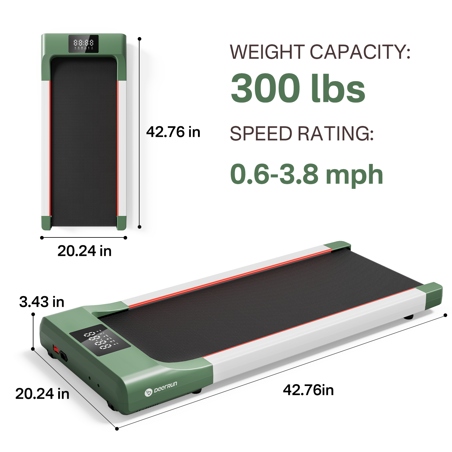 DeerRun Q1 Classic Smart Walking Pad with remote control