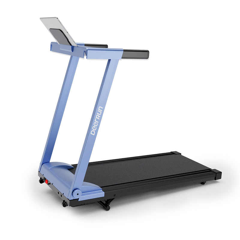 DeerRun A1 Pro Move+  6% Incline Foldable Treadmill——Upgraded Chip & NFC Support | 350Lbs, 10mph Blue