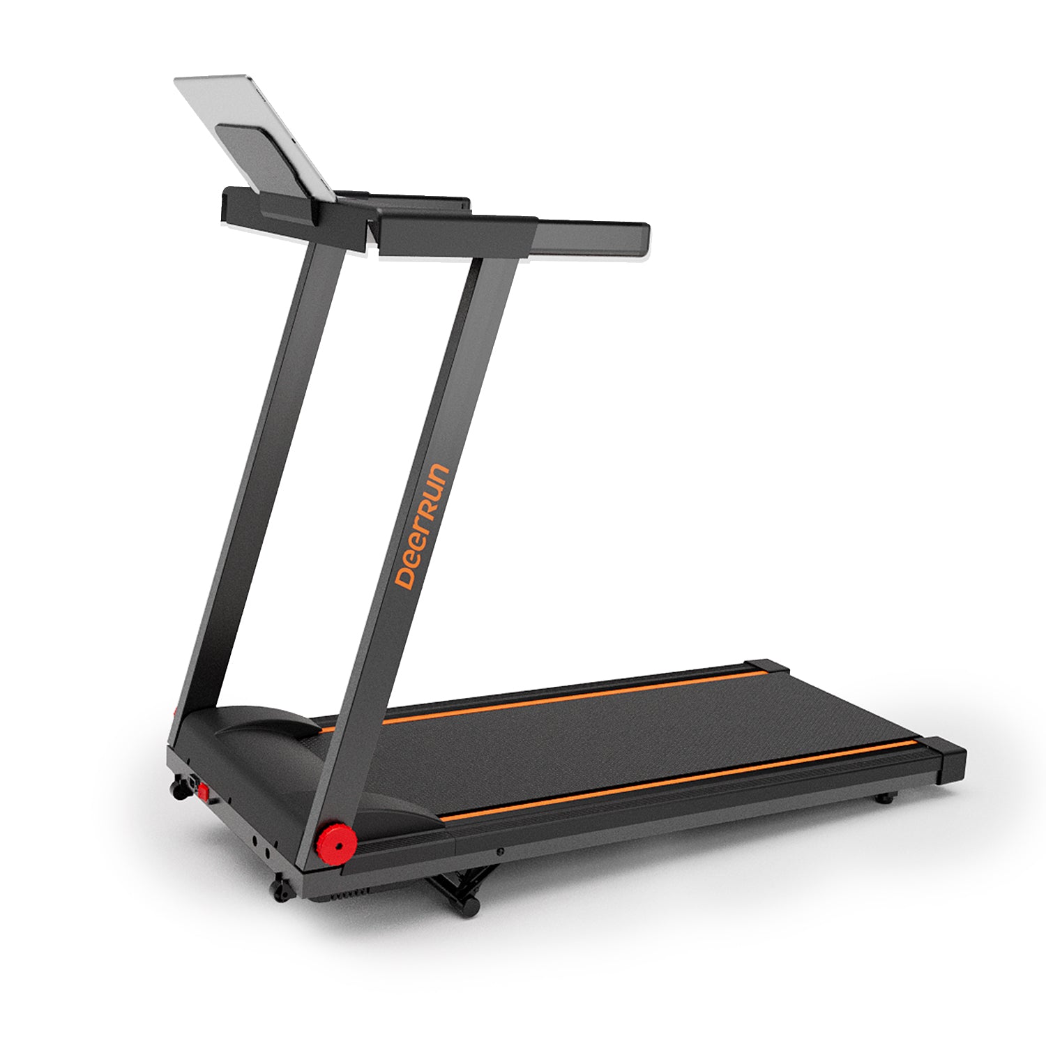 DeerRun A1 Pro Ultra Folding Smart 6% Incline Treadmill With Tabletop Orange - 3.5 HP, 350 lbs