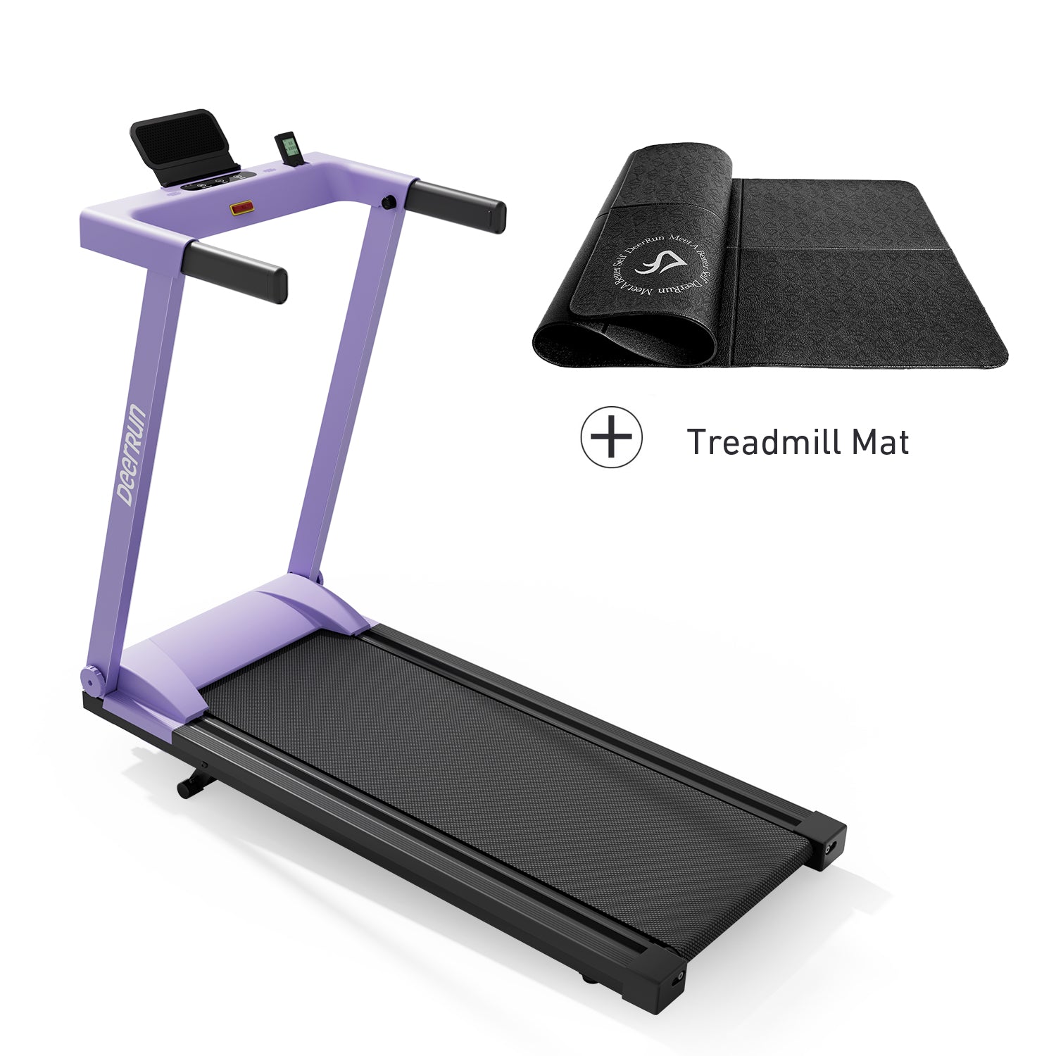 DeerRun A1 Pro Move+  6% Incline Foldable Treadmill——Upgraded Chip & NFC Support | 350Lbs, 10mph Dreamy Violet