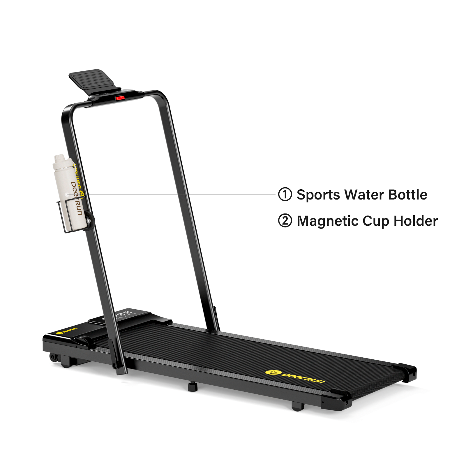 DeerRun A5 Pro Smart 2 in 1 Folding Treadmill Black