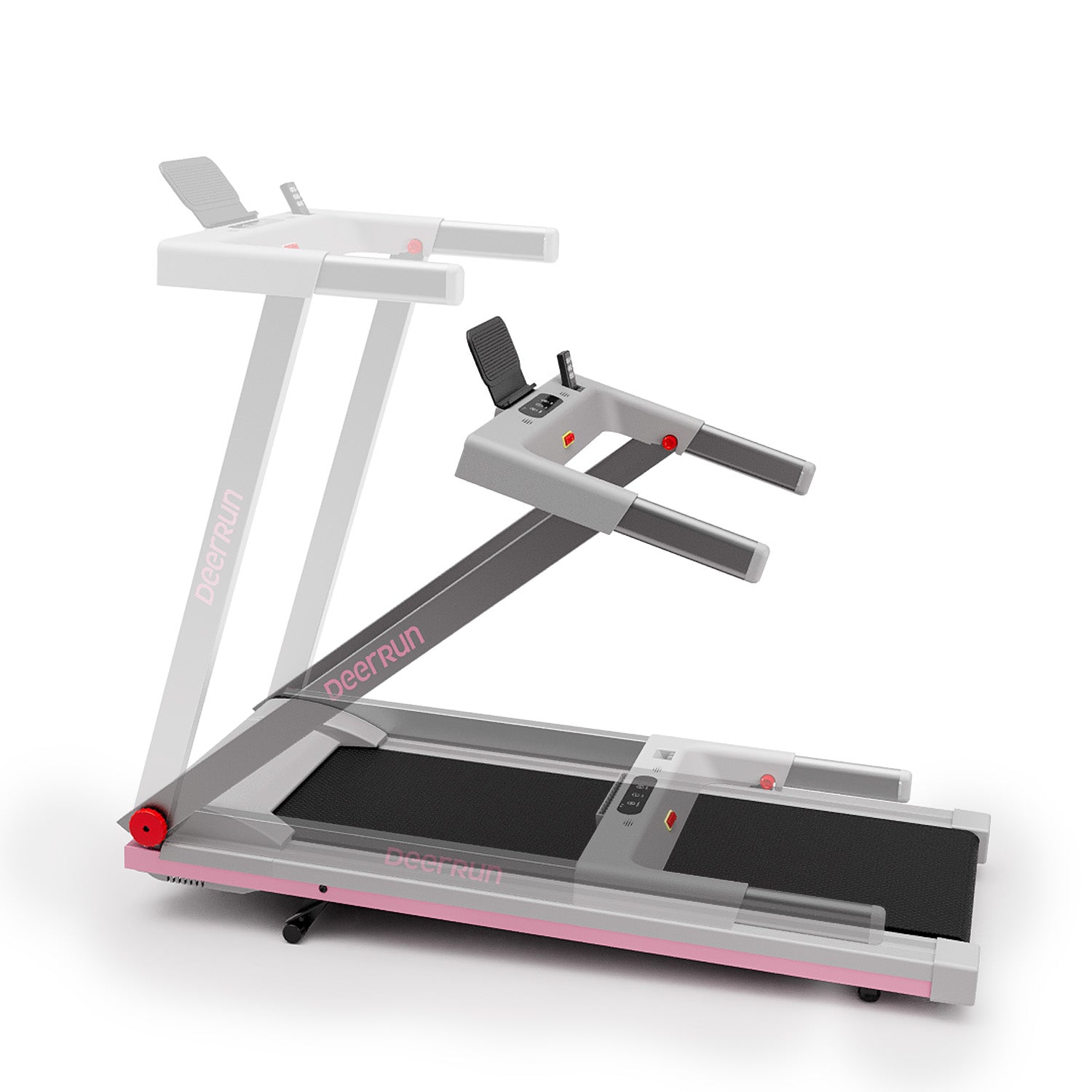 DeerRun A1 Folding Smart Treadmill with  6% Incline - Support Bluetooth & Remote Wireless Control