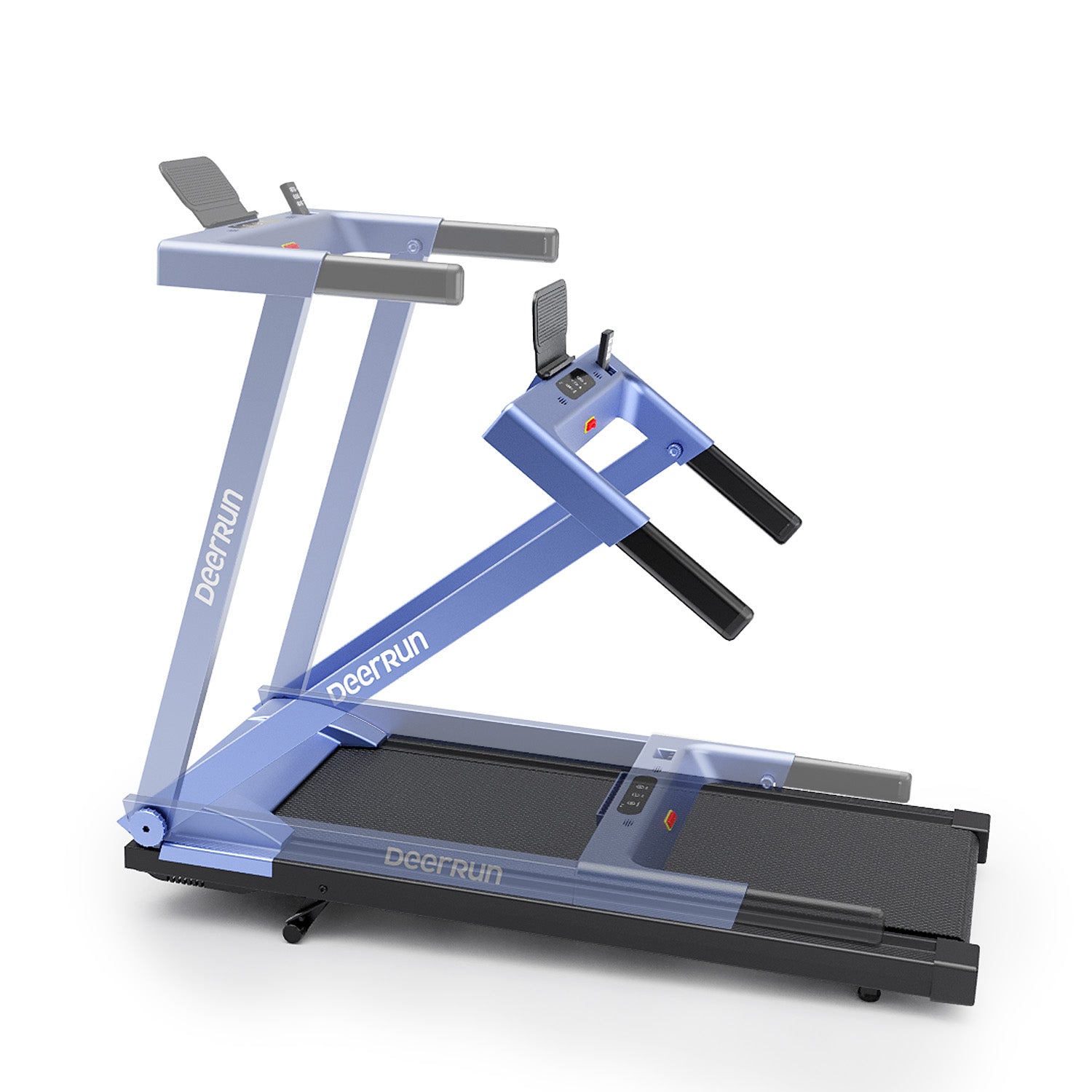 DeerRun A1 Folding Smart Treadmill with  6% Incline - Support Bluetooth & Remote Wireless Control