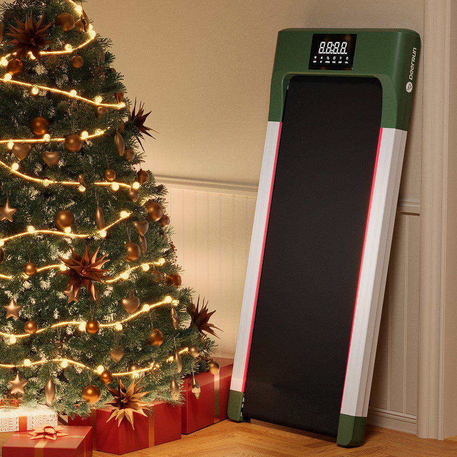 DeerRun X Christmas Co-Branded Walking Pad Treadmill