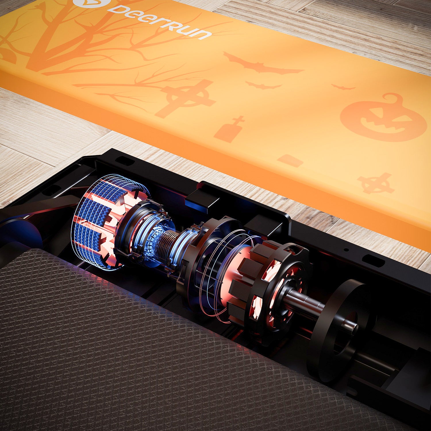 DeerRun Q1 Halloween Edition walking pad treadmill - Season Fitness Gift & Lifestyle Upgrade