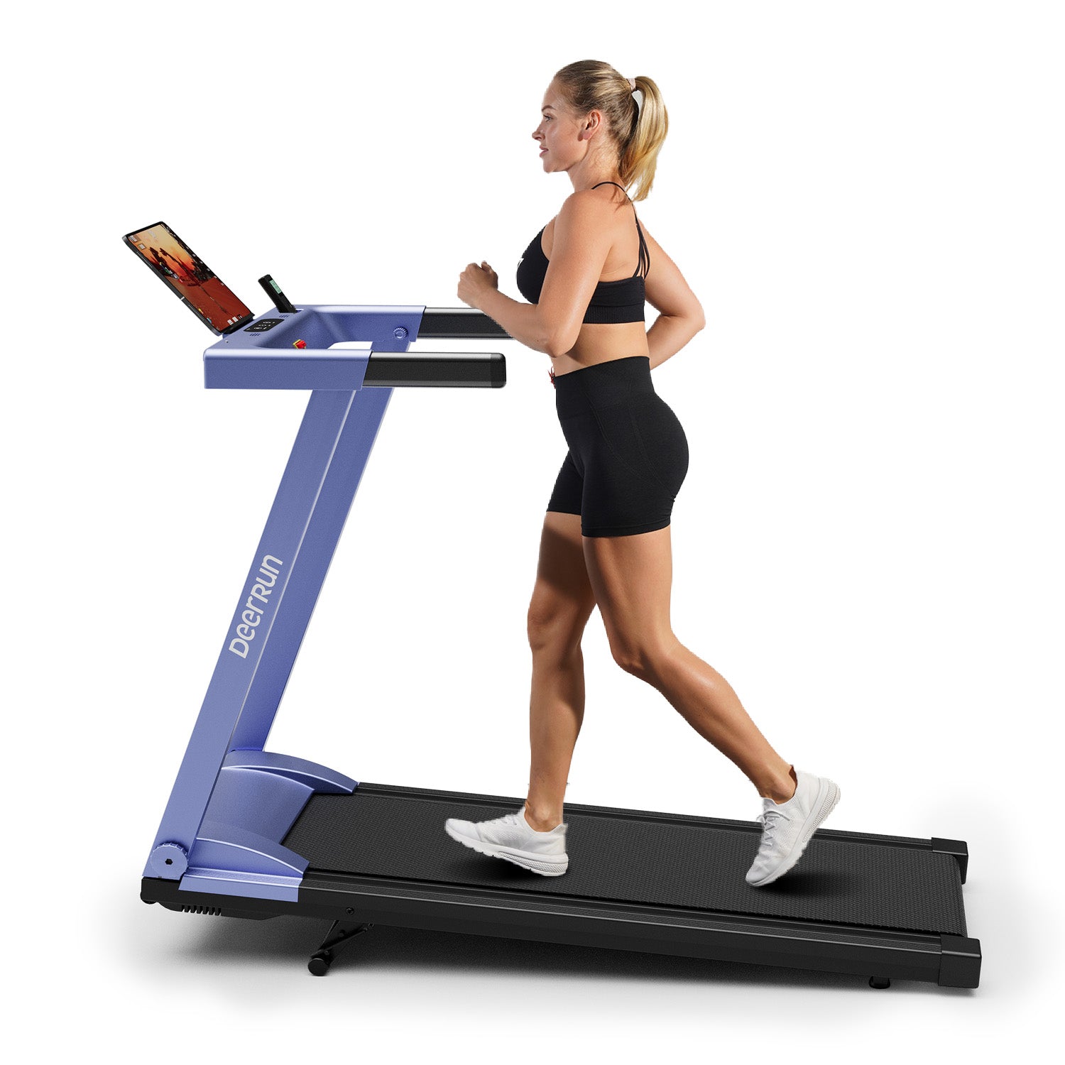 DeerRun A1 Pro Move+  6% Incline Foldable Treadmill——Upgraded Chip & NFC Support | 350Lbs, 10mph