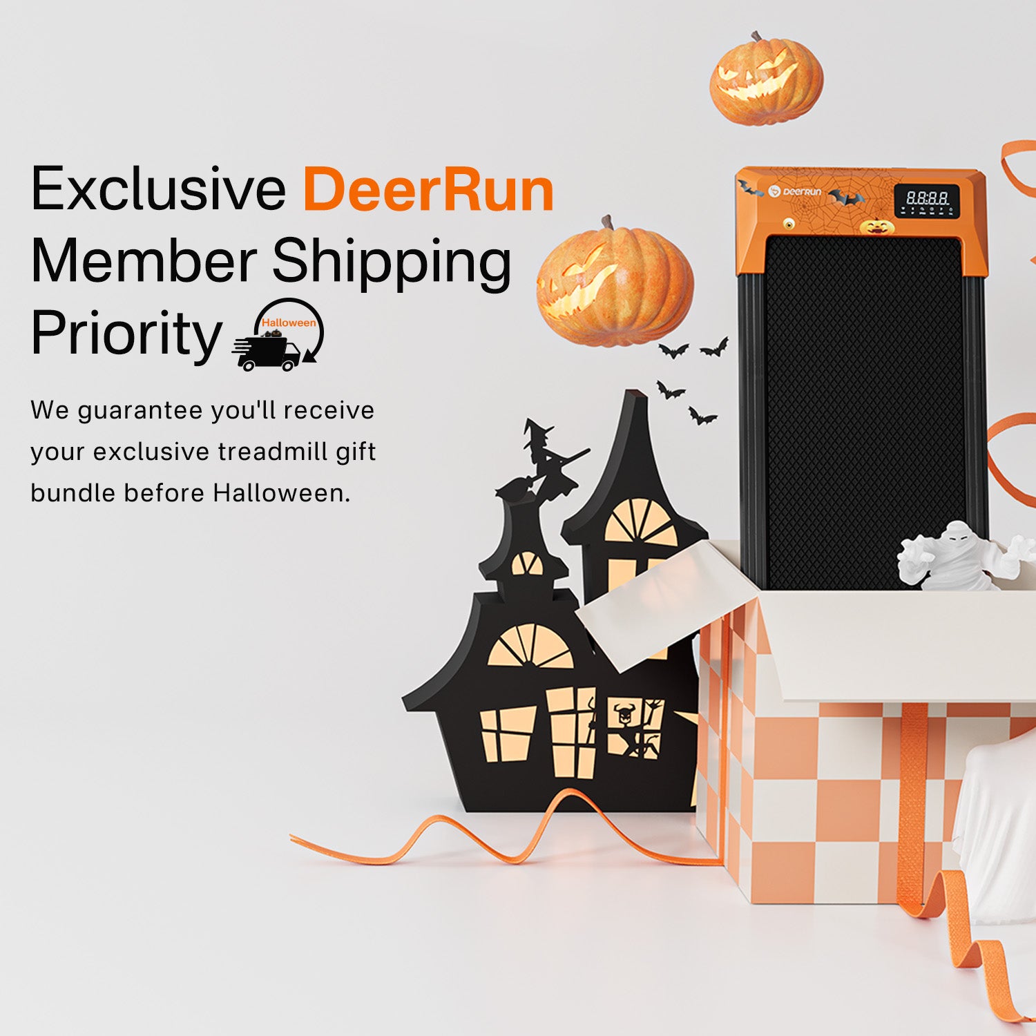 DeerRun＆Halloween co-branded walking pad treadmill - only sold on the official website