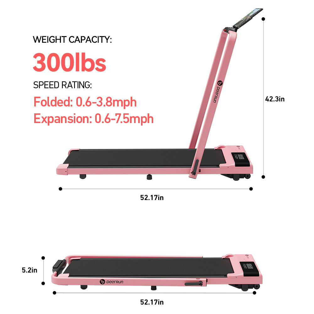 DeerRun & Mother's Day Smart 2 in 1 Folding Treadmill - Special Gift Limited Edition