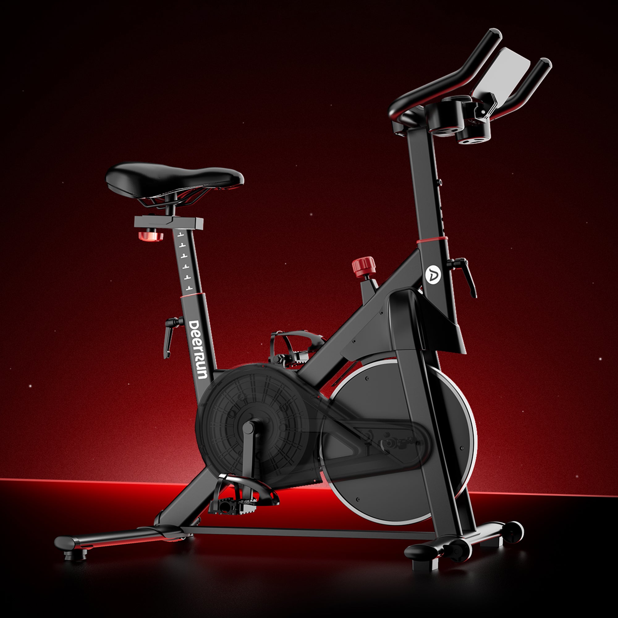 DeerRun S500 Pro Larger Size Indoor Bike for Tall Riders 32 Resistance, LED Screen