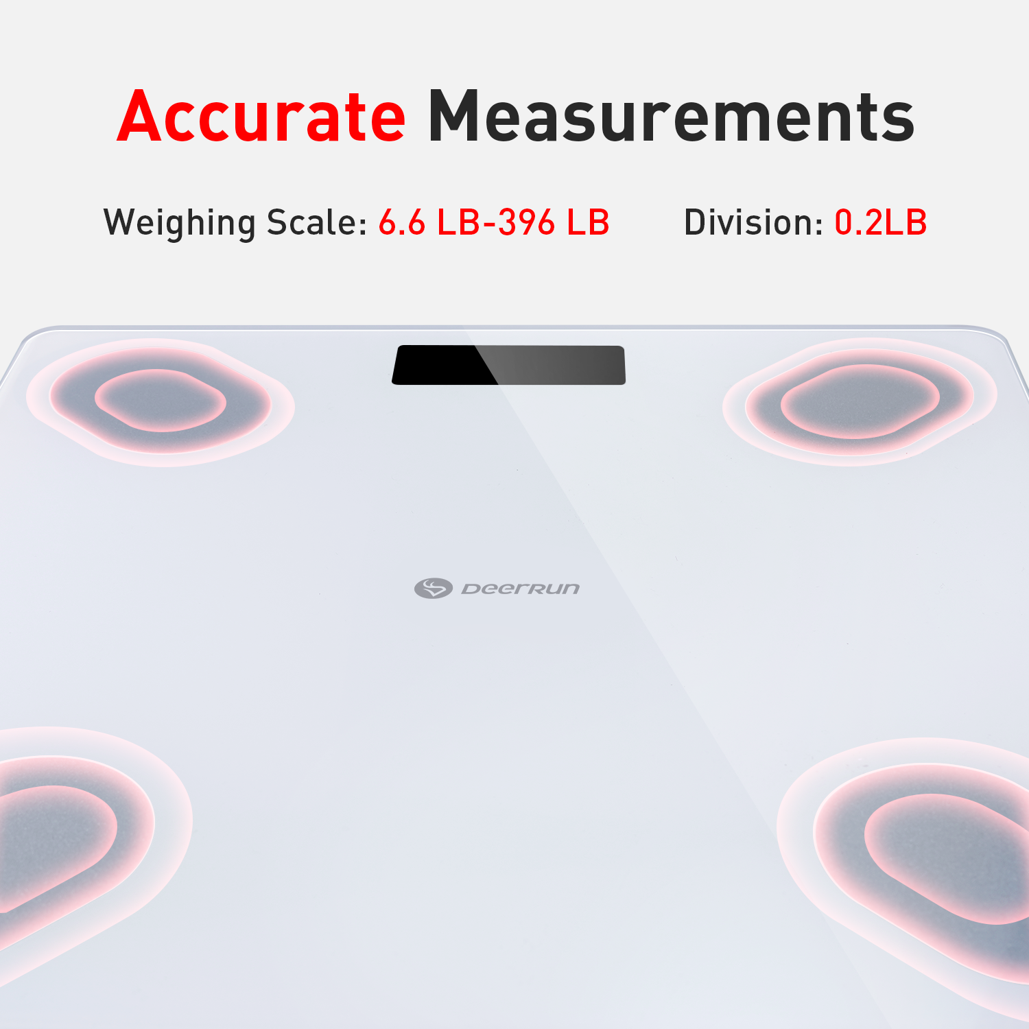 DeerRun® Smart Scale for Body Weight, FSA HSA Eligible