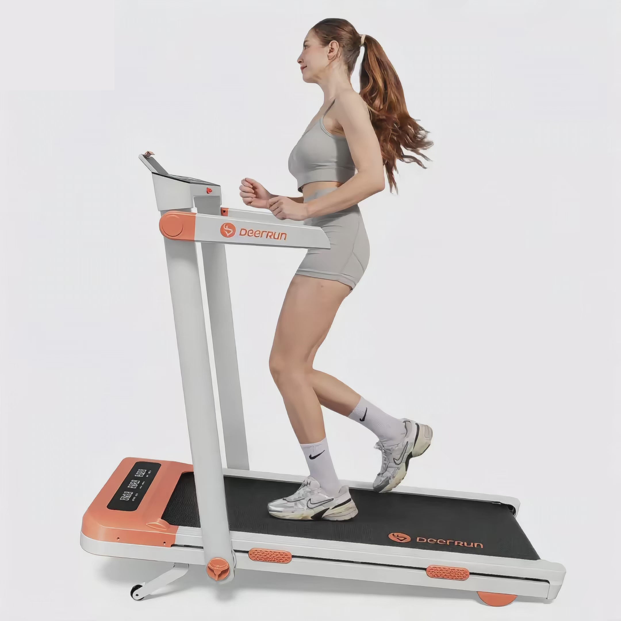 DeerRun Z10 Pro 12% Auto Incline Smart 2 in 1 Foldable Treadmill with Remote Control